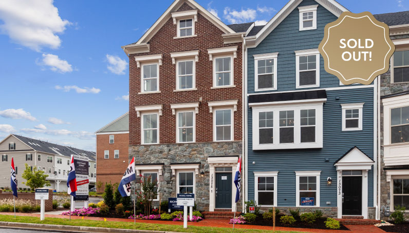 New 2-Car Garage Townhomes in Montgomery County, Clarksburg, MD