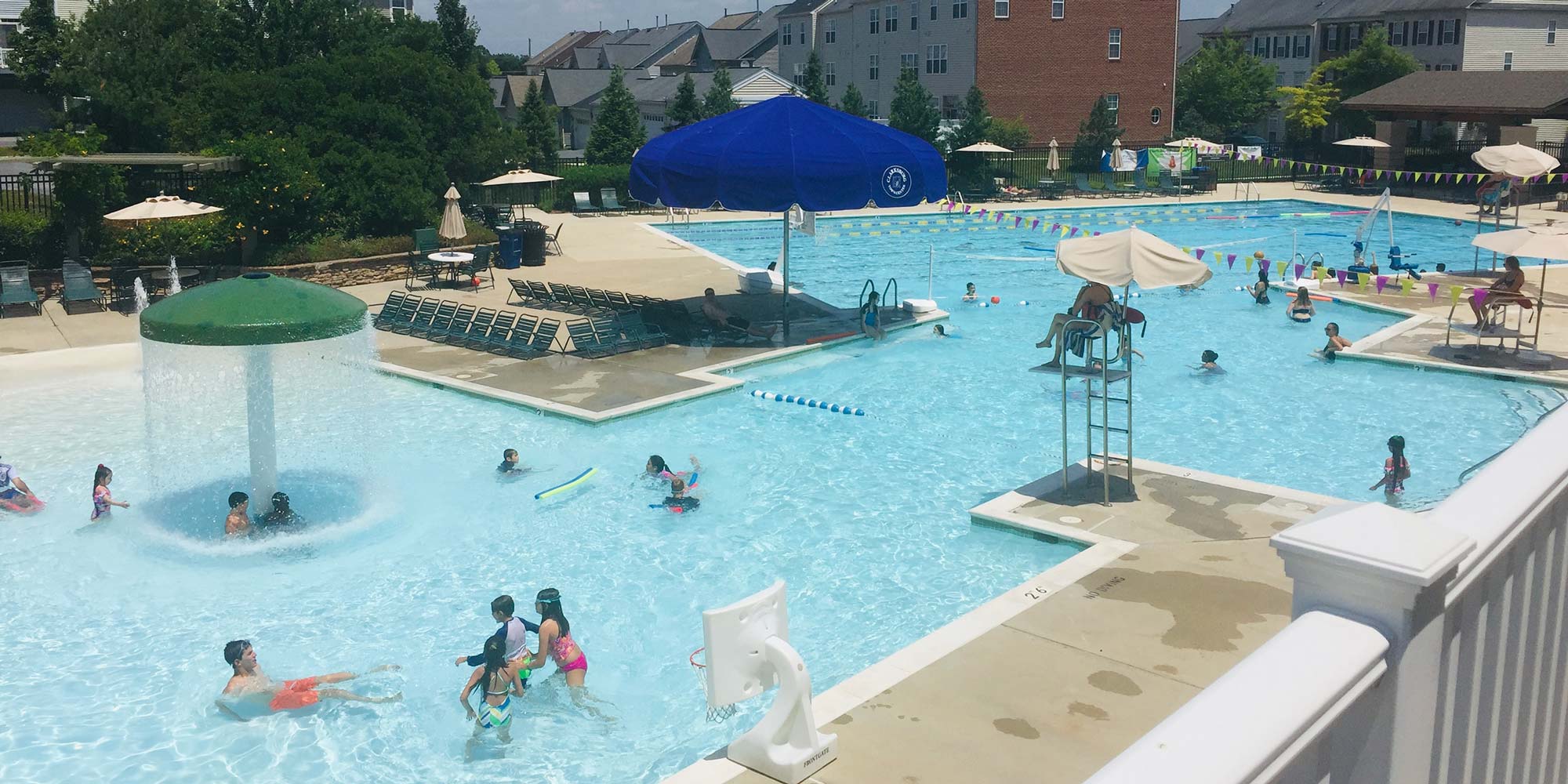Community Outdoor Pool, Townhomes, Clarksburg MD
