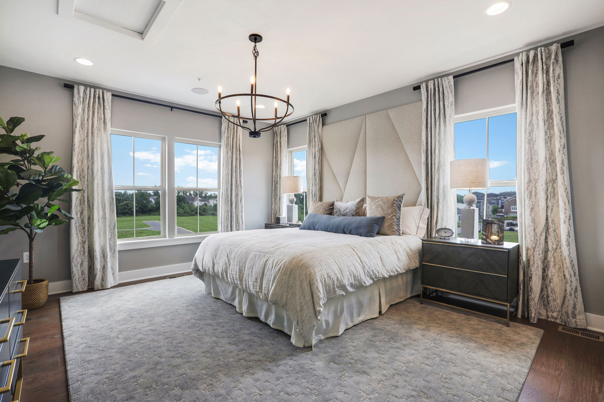 Bedrooms, Elevator Townhomes in Gaithersburg, MD, Crown by Craftmark Homes