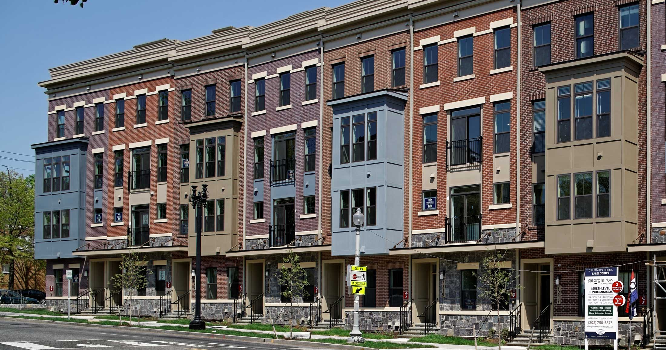 Exteriors, Urban Condos, Townhomes, NW DC