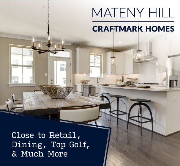 Luxury Townhomes in Germantown, MD, Mateny Hill by Craftmark Homes