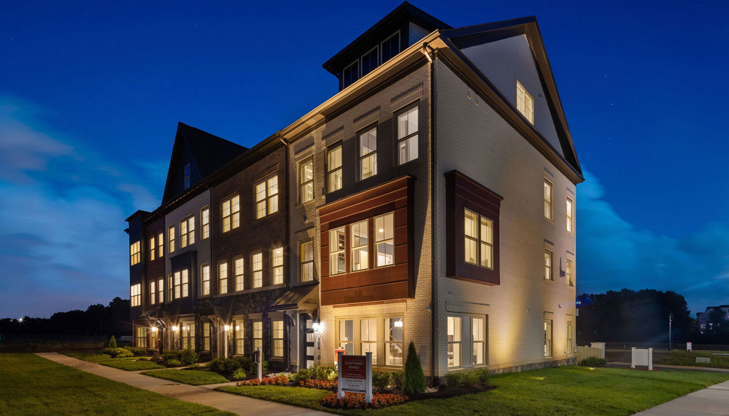 The Bellevue Floor Plan, Townhomes Available in Gaithersburg, MD