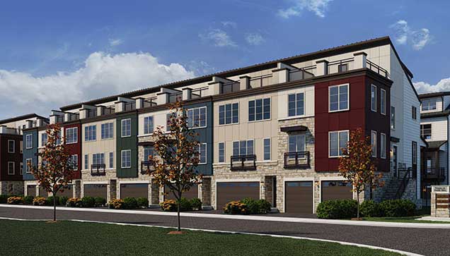 The Glendale Floor Plan, Townhomes Available in Alexandria, VA