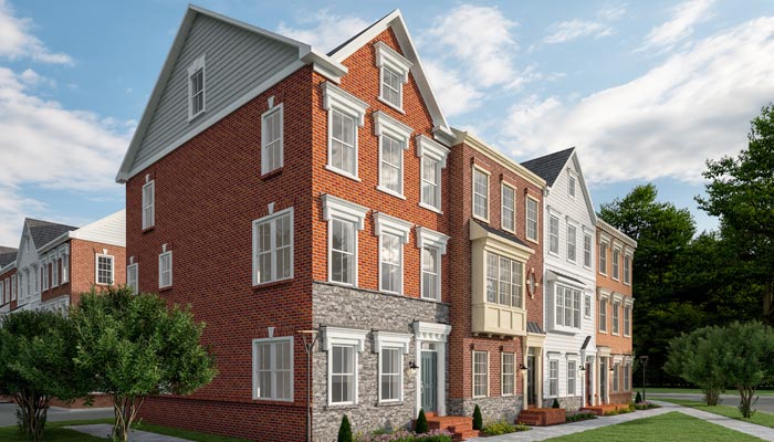 The Richmond Floor Plan, Townhomes Available at Chantilly, VA